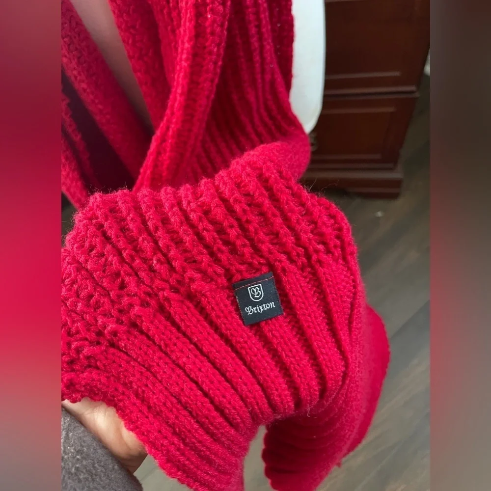 New Red Brixton scarf